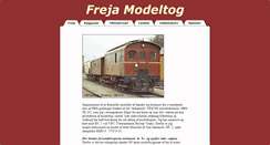Desktop Screenshot of freja-modeltog.dk